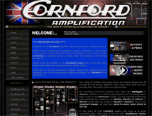 Tablet Screenshot of cornfordamps.com